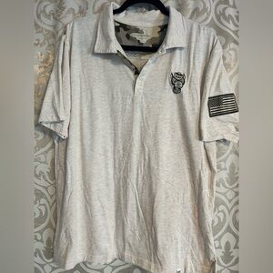 Colosseum NC State Wolfpack OHT Oatmeal/Camo Men’s Polo